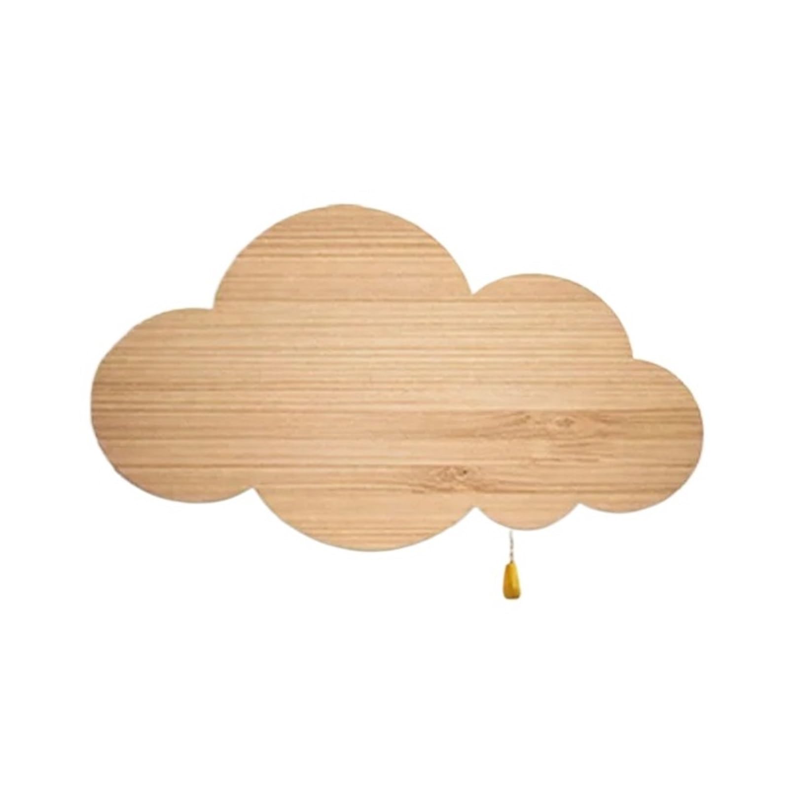 Lampada Da Parete A Forma Di Nuvola Con Effetto Legno E Dimmer, A LED, For Cameretta Dei Bambini, Camera Letto, Comodino Facile Installazione(Cloud 2PCS)
