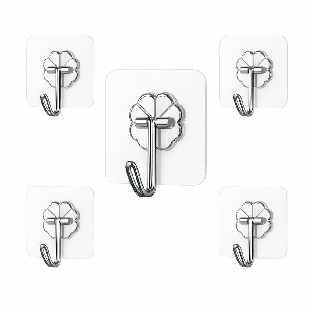 ITALIX Adhesive Wall Hooks - No Drill! -5