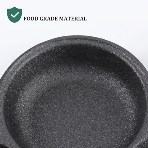 Poêle à œufs en fonte 4 trous : la solution pour cuisson rapide sur induction - 8