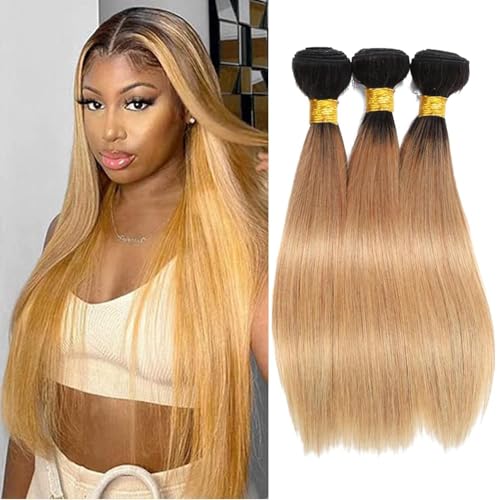 1B/27 Ombre Straight Bundles Human Hair 26 28...