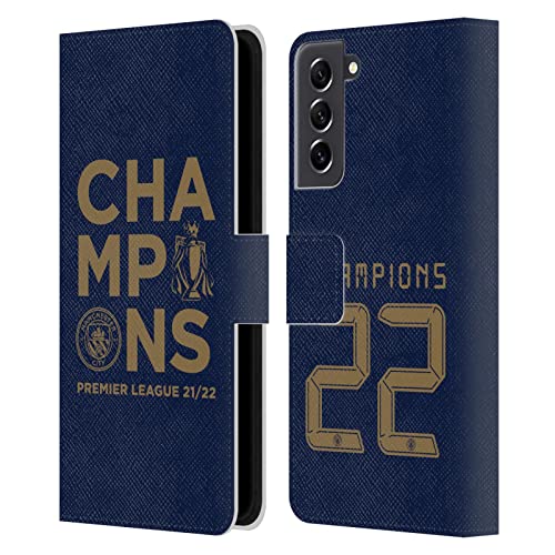 Coque rabat Man City FC Samsung S21 FE 5G pour vivre les matchs en direct