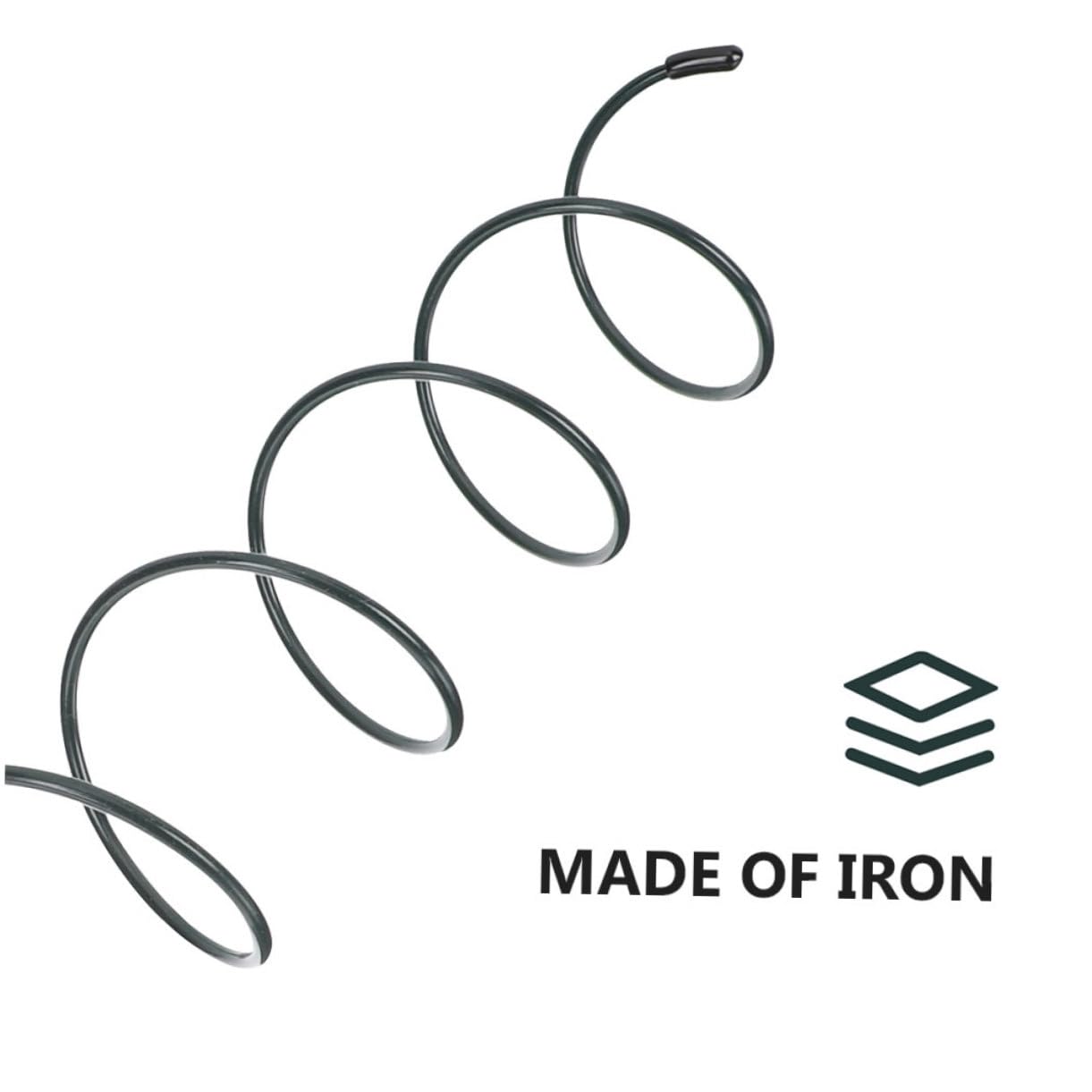 TOYANDONA 8pièces Tuteurs De Spirale pour Plantes De Jardin Supports De Tige De Plante Cadre De Support De Fleur pour Grimpantes