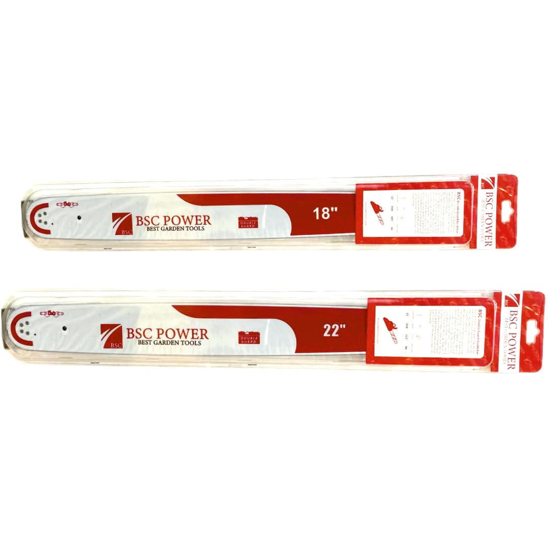 BSC POWER GUIDEBAR (22") - WITH DOUBLE GUARD TECHNOLOGY, GERMAN STEEL GUIDEBAR