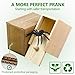 Wooden Surprise Spider Prank Box - Handcrafted Spider in a Box for Adults and Kids，Fake Realistic Spiders Toy,Hilarious April Fools Day or Birthday Surprise Toy and Gag Gift Practical Joke