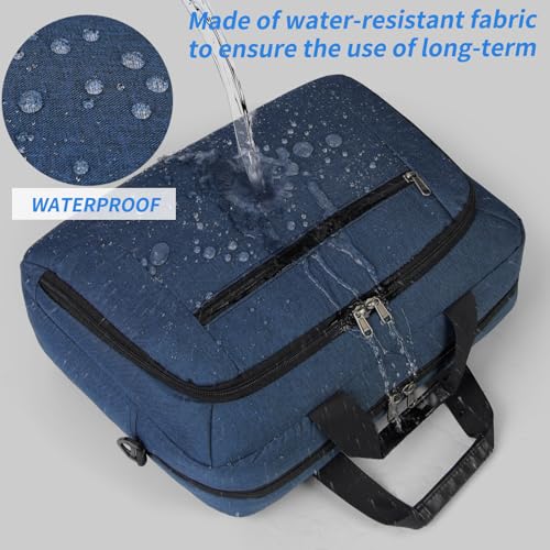 Image of Laptop Bag 17.3 Inch Laptop Briefcase Waterproof Large Laptop Case for Men Women