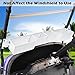 MOSNAI Golf Cart Front Inner Basket Dash Storage/Tray Organizer for EZGO TXT & RXV, Club Car DS & Precedent Golf Cart Inner Storage Utility and Durable Basket (White Front Inner Basket)