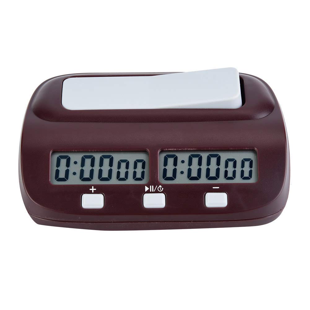 Reloj de ajedrez, Temporizador Digital Profesional con Alarma Integrada Reloj Juegos de Mesa para Torneos Escolares Clubes y Familias