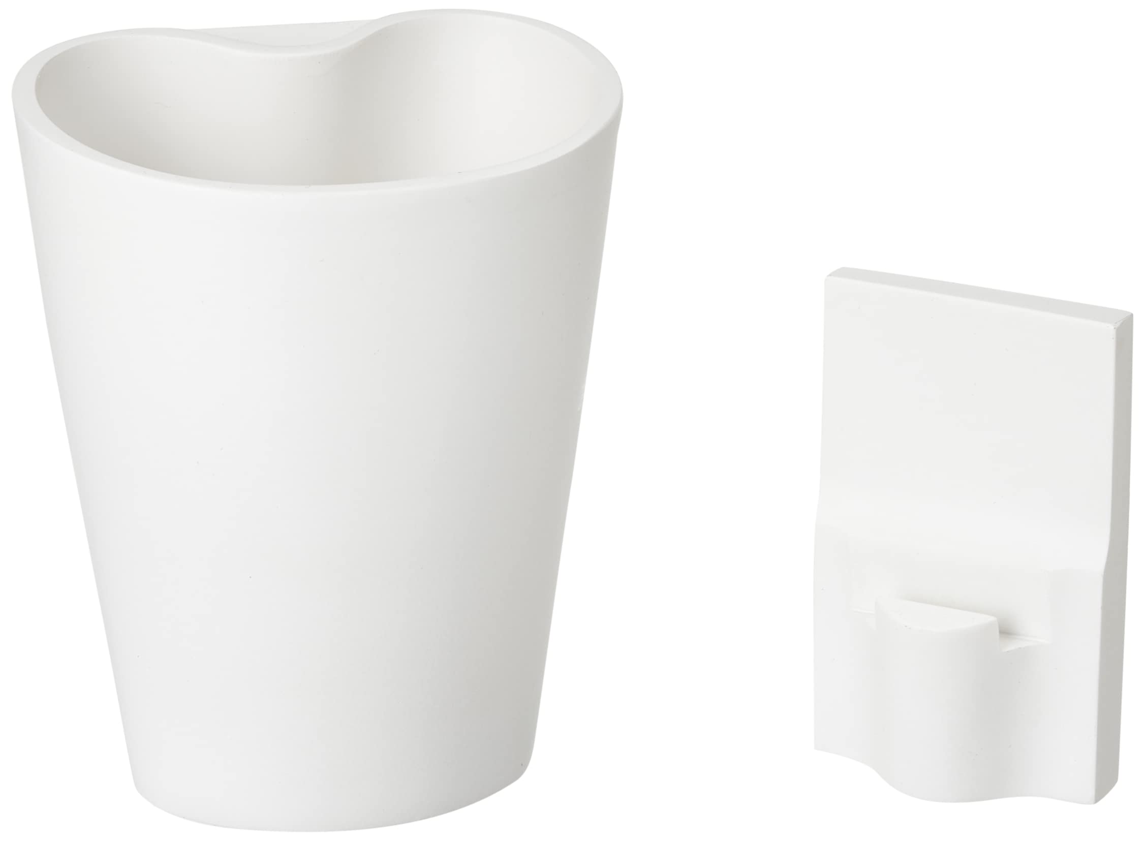 Spirella Tabletop Accessory Venus Glass White 1203595, White, Standard