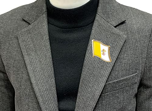 Image of vmcoatdu Country Flag Pin Badge International Travel Brooch Metal Alloy Souvenir Pin for Hat Clothes Backpack