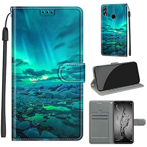 Coque étui Flip Stand Wallet Cover pour Huawei P Smart 2019/Honor 10