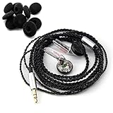 FAAEAL Snow-Lotus 1.0 in Ear Earphones with 15 Pairs Soft Foam Earbuds Eartips,64 Ohm Heavy Bass Flat Head Earbuds with Earphone Pads Replacement Foam for AirPods iPod iPhone Itouch Ipad Headsets