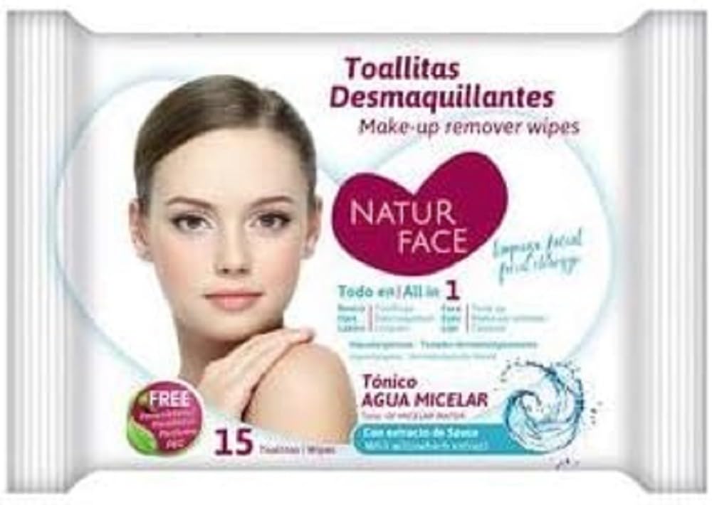 toallitas desmaquillantes, 15 toallitas
