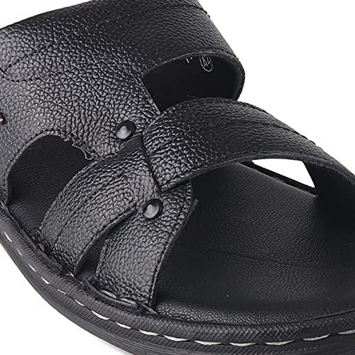 Image of Red Chief Genuine Leather Formal Slip-On Sandal for Men | RC3908
