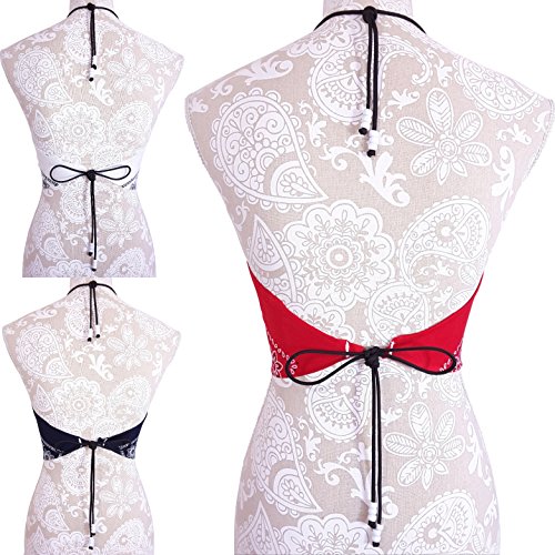 Downright Bandanas Bandana Halter Crop Top Shirt - Womens Clothing (Green) - Image 5