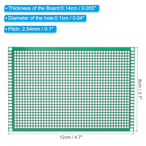 PATIKIL 4.7" x 3.1" PCB Board Circuit - Image 2