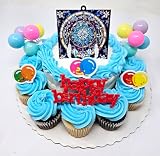 Dream catcher Themed 7 Piece Birthday Cake Topper Set