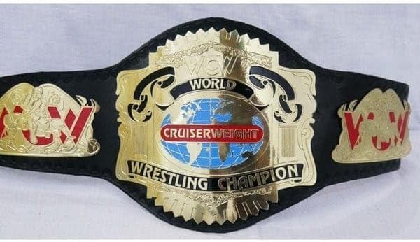 WCW CruiserWeight Championship Belt - New Cruiserweight World heavyweight Wrestling Replica Title Champion Belt