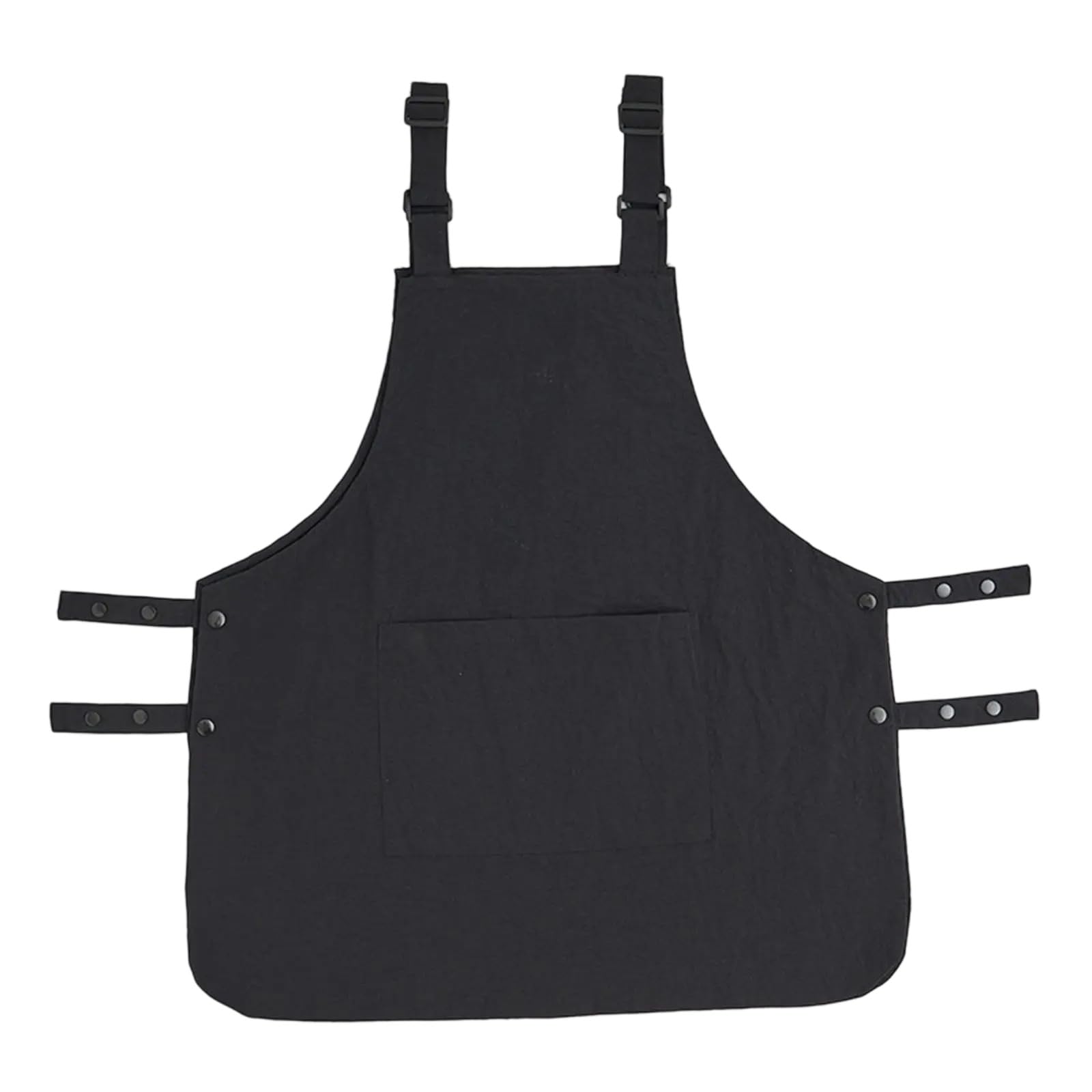 Buxuaaaa Water Resistant Apron with Side Button and Multiple Pockets Overall Pinafore for Home Cooks and Professional Chefs Cooking Apron