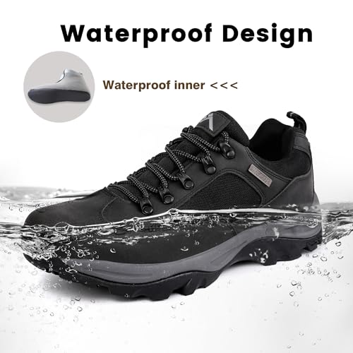 Image of CC-Los Men's Waterproof Chukka Boots, Hiking Ankle Boot for Outdoor Walking
