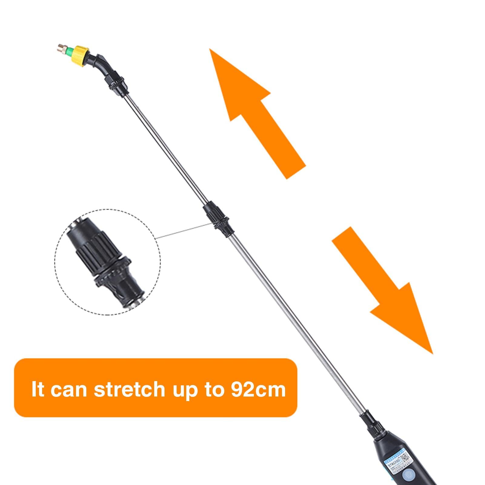 Spruzzatore a batteria da 5 litri per giardino - Spruzzatore da giardino con tracolla regolabile, spruzzatore elettrico da giardino con indicatore della batteria, spruzzatore da giardino, spruzzatore