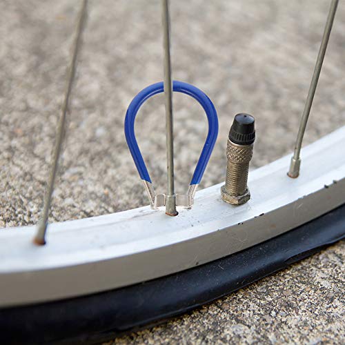 Garneck Kit de chave de raio de bicicleta com alça de borracha, kit de ferramentas de raio de alavan