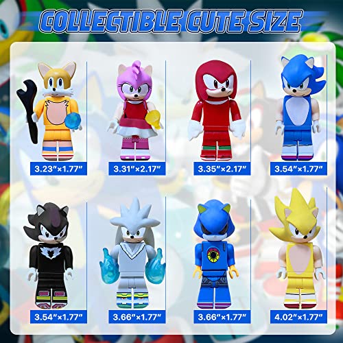 Action Figures Set, Moyee Toy Figurines Playset, 8 Pcs Mini Game Series Cake Toppers With Moveable Joints For Boys And Girls, Kids Best Gift For Birthday, Children'day, Christmas #TOP2