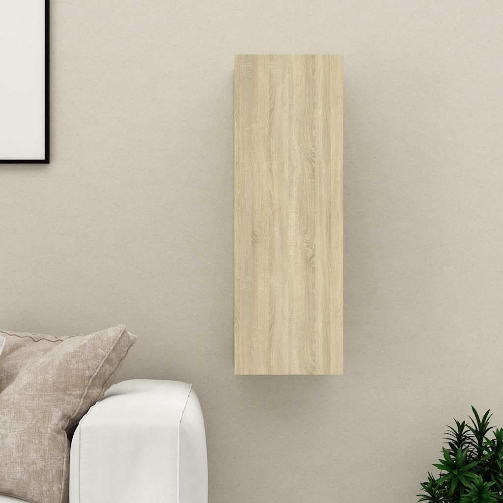 Wisząca ścienna Szafka TV dąb sonoma 30 5x30x90 cm