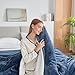 CHOSHOME Sherpa Fleece Blanket- Thick Warm Blanket for Winter, Soft Fuzzy Plush Blanket for Bed, Couch, Travel (Grey, King 90