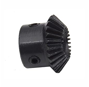 Xuulan-Bevel Gears 1Pcs 1 Module Bevel Gear 20T 25T 30 Teeth 11 Bevel Gear 5mm 6.35mm 10mm 8mm Bore 1M 30T 45 Steel Transmission Gear Color 25 Teeth, Size 8mm bore