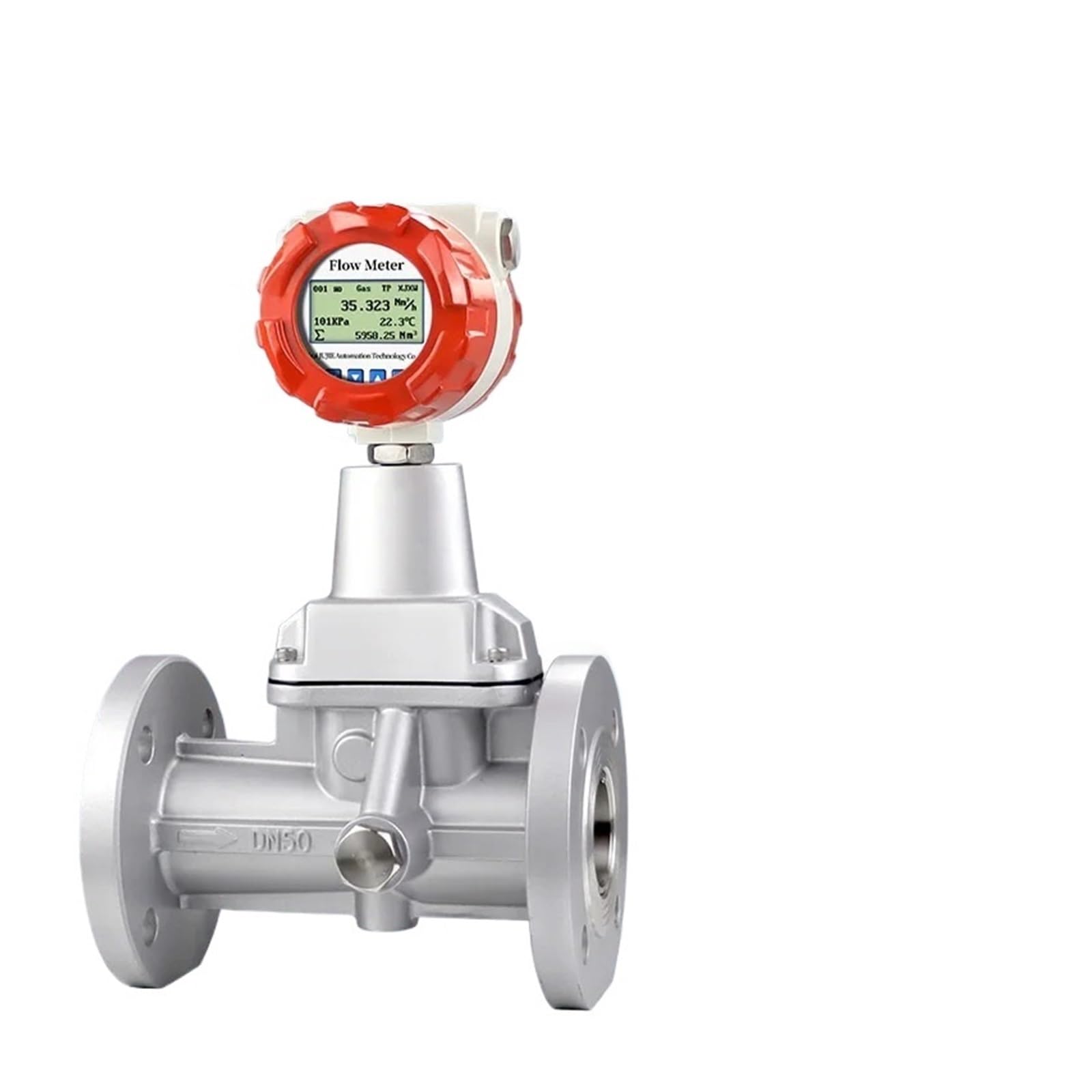 BALYDLUL Flowmeter Pulse 4-20mA RS485 Signal Output Gas Measuring(DN50)