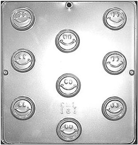 Chocolate Smile Face Smiley Piece Chocolate Candy Mold Candy Making 181