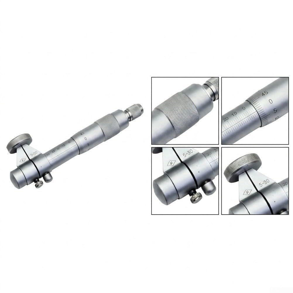 Innenmessschraube 25-50mm Hartmetall 0,01mm Präzision(125-150mm)
