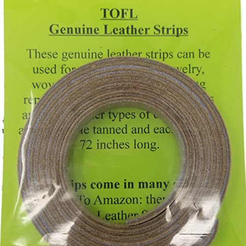 Thin Leather Straps by TOFL Crafts Leather Strips You Can Use. 1/16
