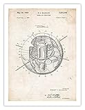 Vintage Sputnik Type Satellite 1958 Us Patent Art Poster Print 18x24 Baumann Gift Unframed
