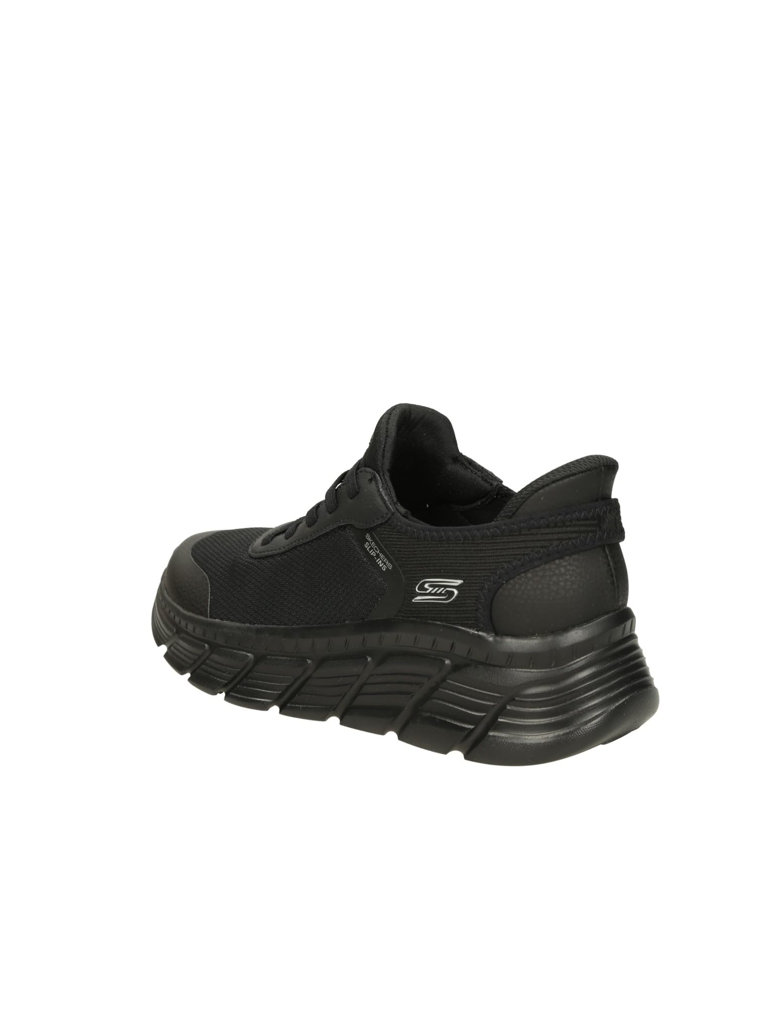 Skechers BOBS B FLEX HI - Scarpe da donna, Nero e nero, 38 EU