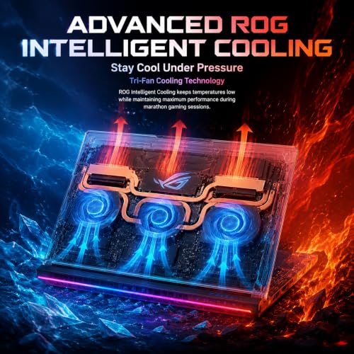 Image of ASUS ROG Strix G18 Gaming Laptop, 18 inch 2.5K 240Hz Nebula Display, Intel 24-Core Ultra 9 275HX(Up to 5.4GHz), GeForce RTX 5070, 32GB DDR5 RAM, 2TB PCIe Gen4 SSD, Wi-Fi 7, RGB Backlit KB, Windows 11 Pro