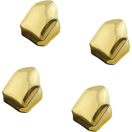 Gold Teeth Caps for Ultimate Hip-Hop Style