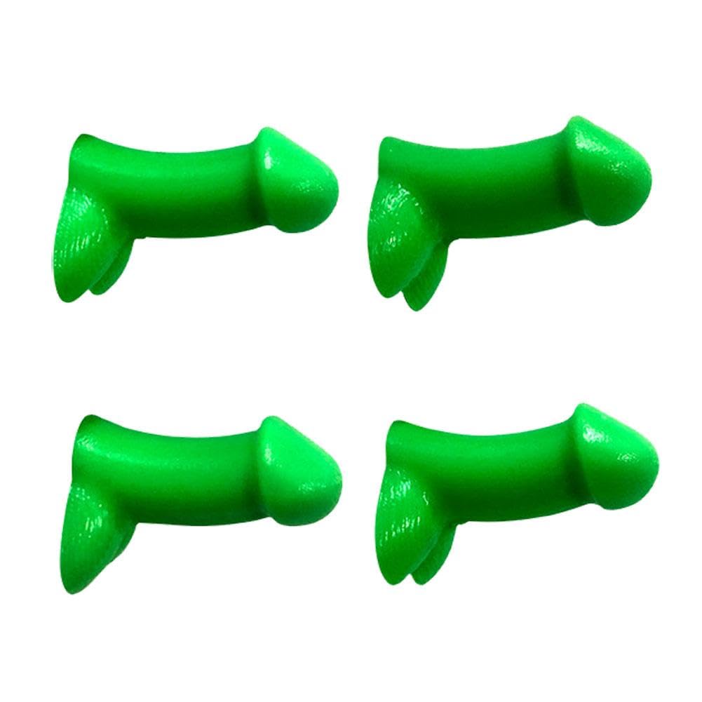 Prank Tire Valve Stem Caps,Funny Valve Stem Caps,Novelty Spoof Tire Cap Silicone Valve Stem Penis Stem,Luminous Tire Cap,Car Wheel Tire Exterior Accessories for Cars, SUV, Bike,Trucks,Motorcycle