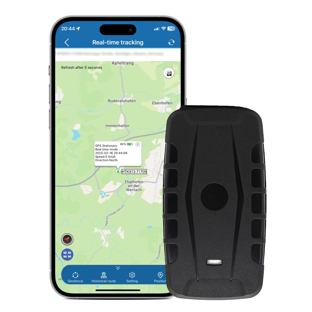 Traceur GPS Voiture Longue Autonomie Batterie 20000mAh Localisation en Temps Réel et Précis Tracker GPS Aimanté Traqueur GPS Étanche Ip67 Plusieurs Alarme SMS App sans Abonnement TK918