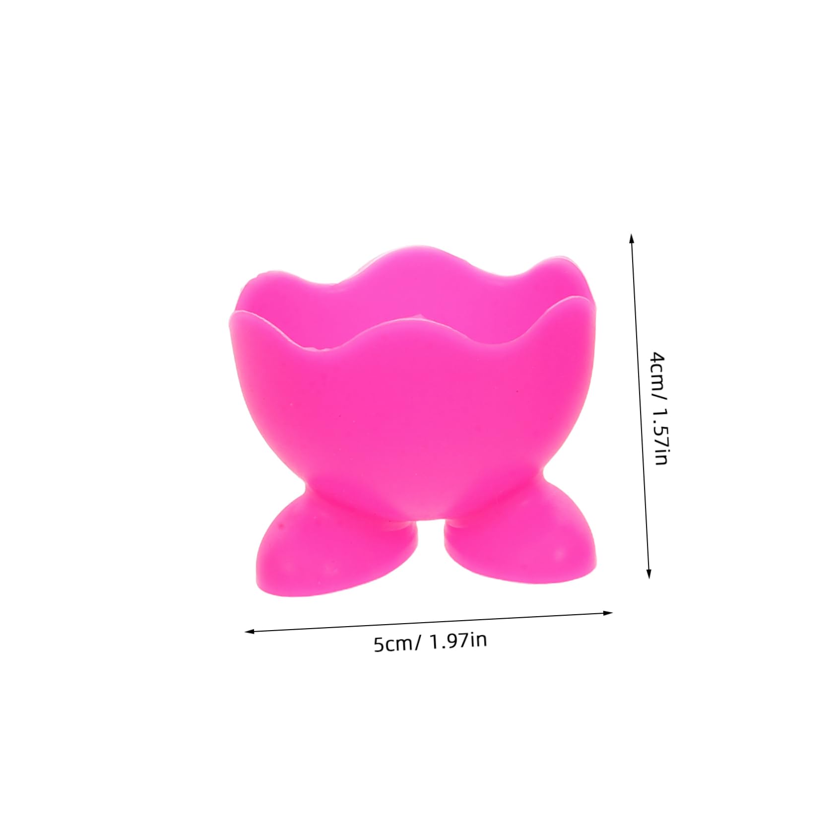 FUNOMOCYA 6Pcs Heat Resistant Non Stick Egg Cups for Breakfast Brunch Stable Design for Boiled Eggs Kitchen Tool for Families Professionals