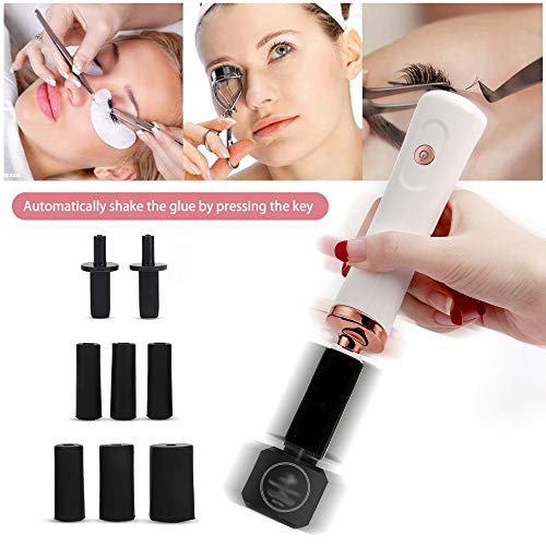 MOGOI Nail Lacquer Shaker,Portable Electric Liquid Mixer Evenly Shaking Machine, Nail Polish Shaker For Eyelash Glue Nail Polish Tattoo Ink