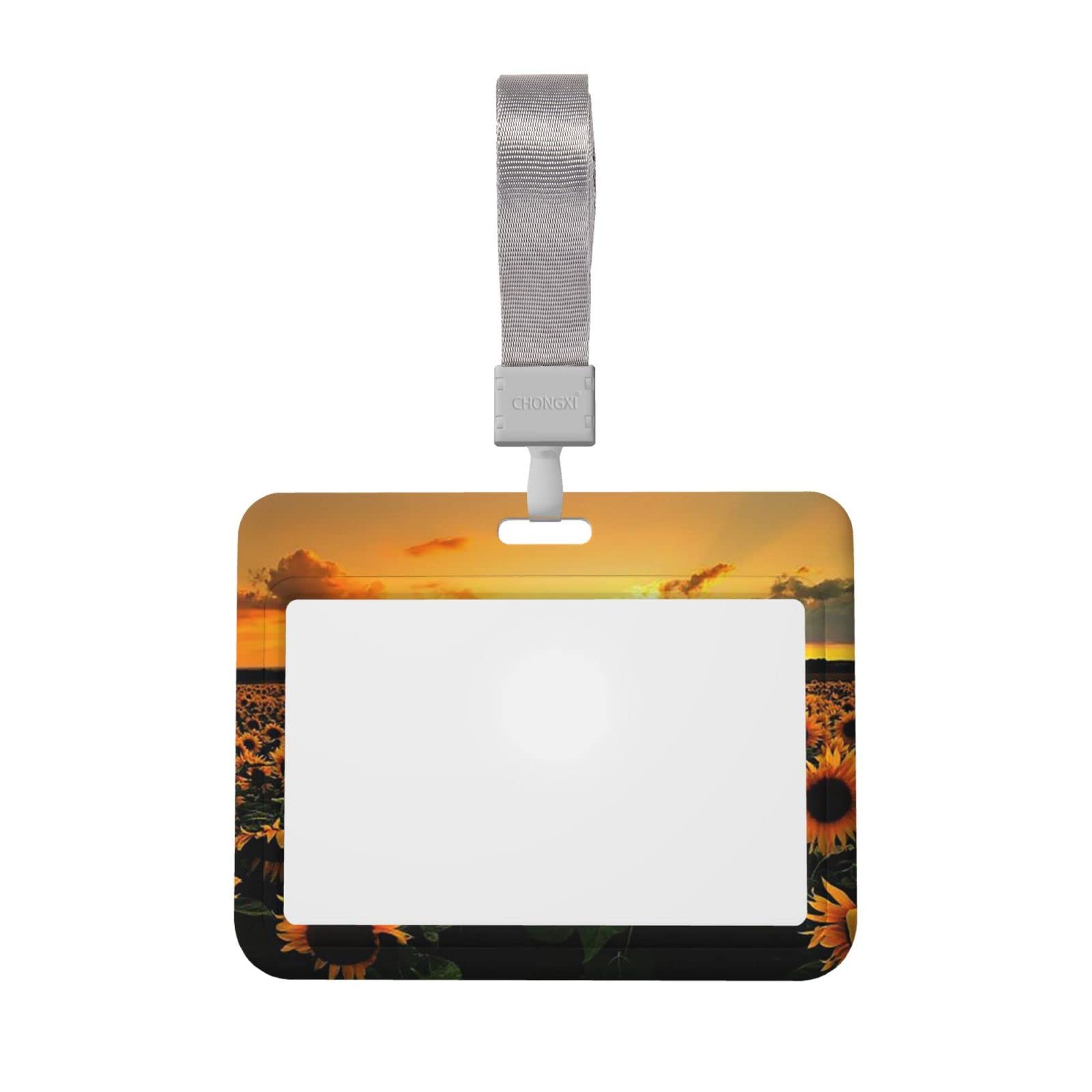 Funda protectora horizontal para identificación con clip personalizado 8