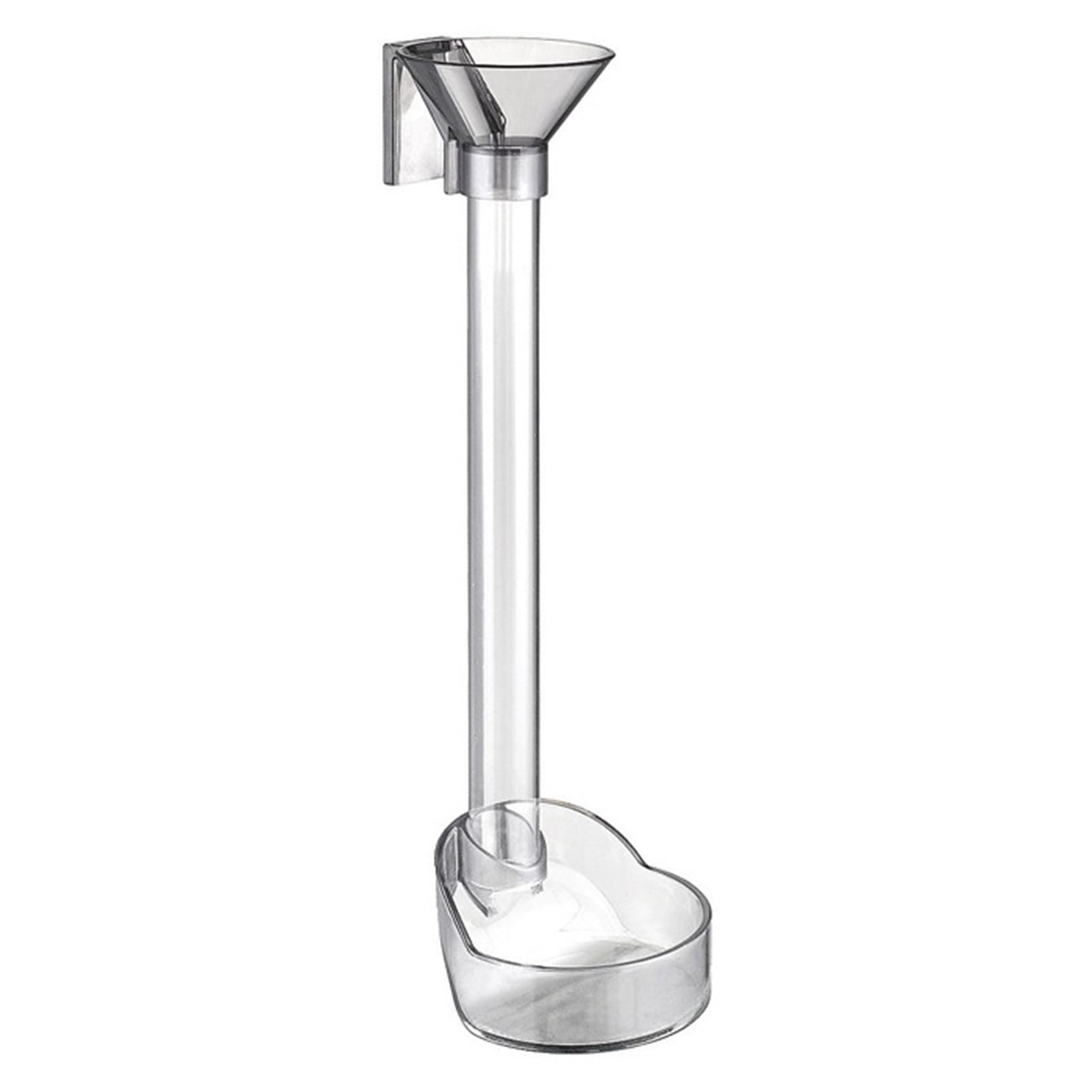 Fish Shrimp Feeding Tube Acrylic Aquarium Fish Feeder Tube Wall Hanging Aquarium Feeding Tube for Aquarium Fish Tank Prevent Food Scattering