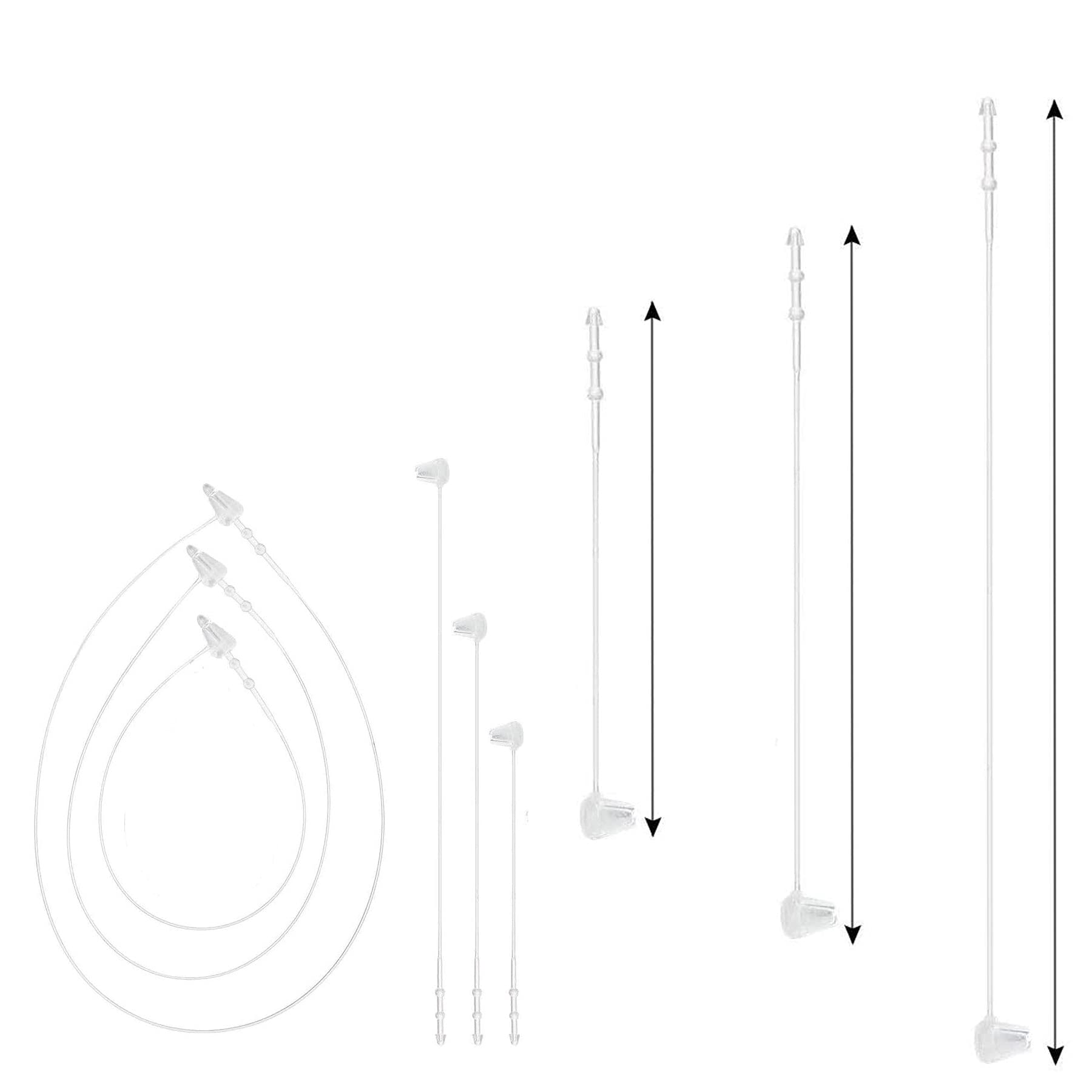 3 inch Loop Lock Pins Security Nylon Fasteners Tagging Size 75mm (5000 PCS (3 INCH LOOP LOCK))