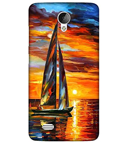 For Vivo Y21L boat Printed Cell Phone Cases, colourful Mobile Phone