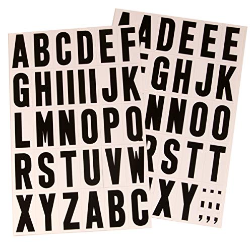 Image of Hy-Ko Packaged Numbers & Letters, DIY Address Number Stickers for Deliveries and Navigation, Self-Adhesive House Decals for Siding, Door, Mailboxes