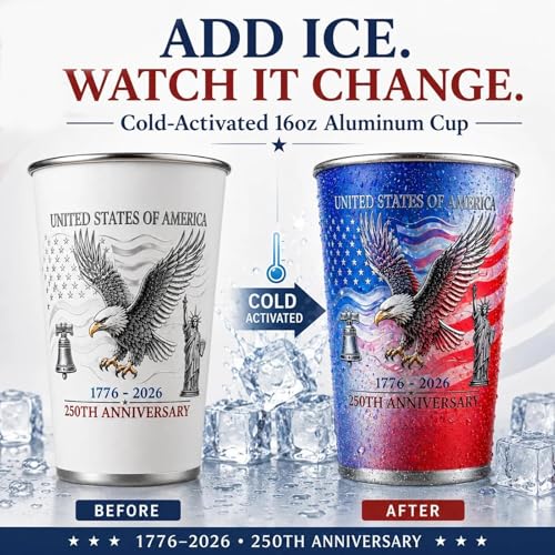 Tazas de cambio de color con efecto reactivo al calor y vaso aislado de acero inoxidable 6