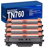 MYTONER TN760 TN-760 Remanufactured Toner Cartridge Replacement for Brother TN-760 TN730 TN-730 High