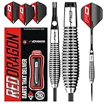 RED DRAGON Lethal Magic 30g Tungsten Darts Set with Flights and Stems