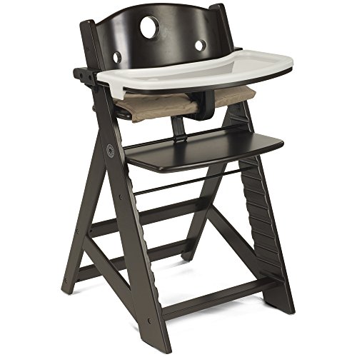Image of Keekaroo Height Right High Chair with Tray, Espresso